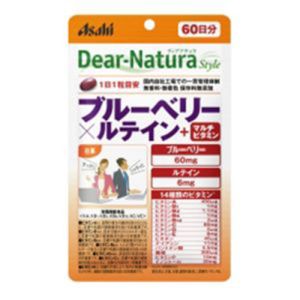 アサヒグループ食品 Asahi アサヒ ディアナチュラ スタイル ブルーベリー×ルテイン+マルチビタミン 60粒