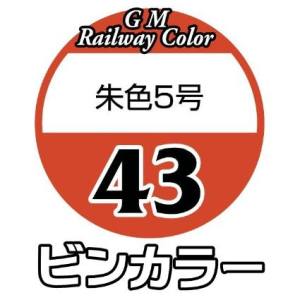 グリーンマックス GREEN MAX グリーンマックス 鉄道カラー C-43 朱色5号