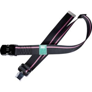 基陽 KH KH 47673PNF アロッキー胴ベルト 1400mm 黒-ピンク/黒 基陽