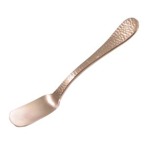 ワダコーポレーション ワダコーポレーション WA 純銅 槌目アイスクリームスプーン ピンクゴールド