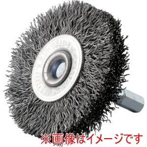 イチネンアクセス RELIEF イチネンアクセス 33156 六角軸 ホイールブラシ 鋼線 φ50mm