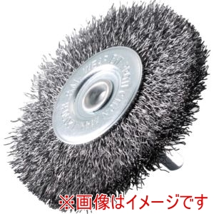 イチネンアクセス RELIEF イチネンアクセス 33157 六角軸 ホイールブラシ 鋼線 φ75mm