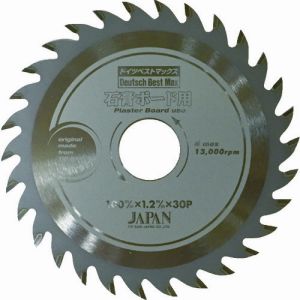 チップソージャパン TIP SAW チップソージャパン SB-100 ドイツベストマックス 石膏ボード用 100×30P