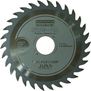 チップソージャパン TIP SAW チップソージャパン SB-125 ドイツベストマックス 石膏ボード用 125×42P