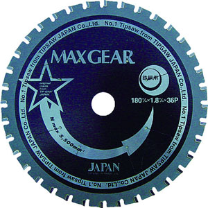 チップソージャパン TIP SAW チップソージャパン MG-147 マックスギア チップソー 鉄鋼 ステンレス用 147×30P 代引不可 キャンセル不可