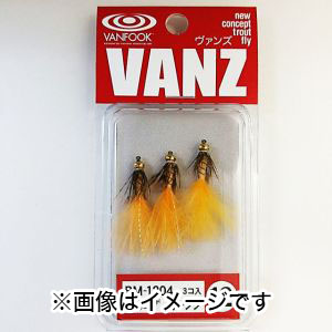 ヴァンフック VANFOOK ヴァンフック ビーズヘッドマラブー ＃12 オリーブオレンジ BM-1209