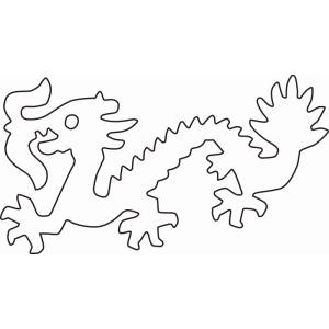 カンダ カンダ 中華細工用抜型 龍 大