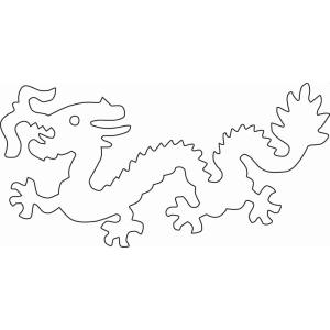 カンダ カンダ 中華細工用抜型 龍 小