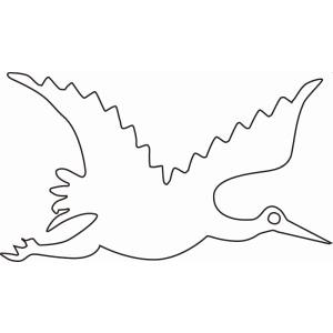 カンダ カンダ 中華細工用抜型 鶴 大