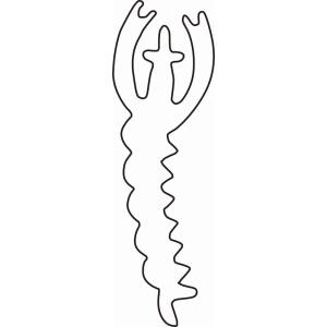 カンダ カンダ 中華細工用抜型 蝦 小