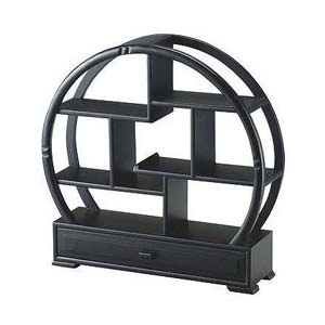 カンダ カンダ 丸型茶壷飾棚 引出し付 X07J004-1