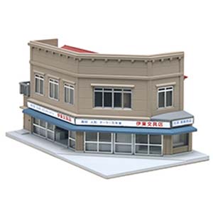 カトー KATO KATO 23-477 看板建築の角店2 石積み 左 Nゲージ カトー