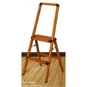 UPDRAFT UPDRAFT 木目調手スリ付踏み台 2段 60cm DAF-AWN2