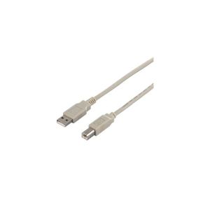 バッファロー BUFFALO USB2.0ケーブル (A to B) アイボリー 3m BSUAB230IV