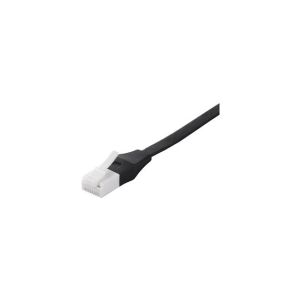 バッファロー(BUFFALO) LANケーブル カテゴリー6a ストレート フラットタイプ BSLS6AFU100BK(ブラック)