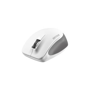 バッファロー BUFFALO バッファロー Premium Fitマウス 無線/BlueLED光学式/静音/3ボタン/Mサイズ BSMBW300MWH