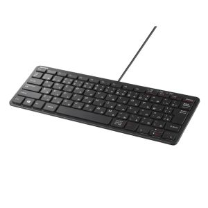 バッファロー BUFFALO USB接続 有線コンパクトキーボード ブラック BSKBU300BK