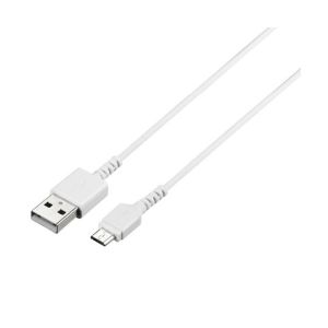 バッファロー BUFFALO USB2.0ケーブル(Type-A to microB) ホワイト 2.0m BSMPCMB120WH