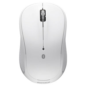 バッファロー BUFFALO バッファロー BSMRB050WH Bluetooth3.0対応 IR LED光学式マウス 3ボタンタイプ ホワイト