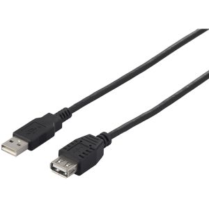 バッファロー バッファロー BU2AA50BK USB2.0 A to A 延長ケーブル 5.0m ブラック