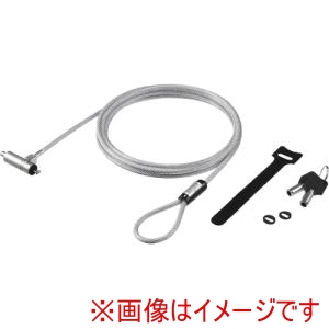 バッファロー BUFFALO バッファロー BLC09M シリンダー錠タイプワイヤーロック Nanoスロット対応 マスターキー仕様