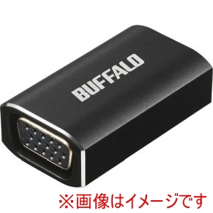 バッファロー BUFFALO バッファロー BHDVGADBK HDMI to VGA変換アダプター ブラック
