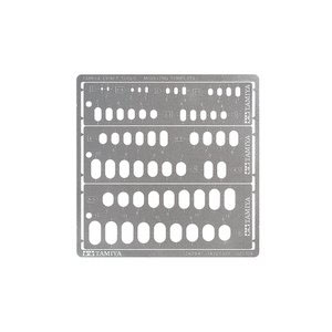 タミヤ TAMIYA タミヤ 74154 モデリングテンプレート 長円 1～6mm TAMIYA
