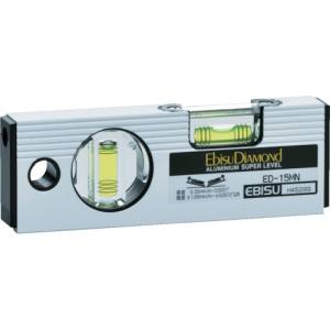 エビス EBISU エビス ED-15MN 磁石付ベーシックレベル シルバー 150mm 水平器