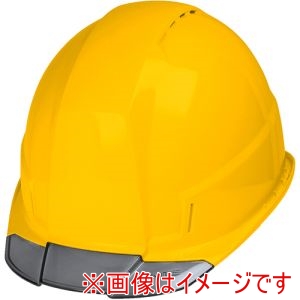 ジェントス GENTOS ジェントス GH02VA-YL ヘルメット GRITAIR+ 溝有 ヘッドライト取付可能 飛来 落下物用 黄