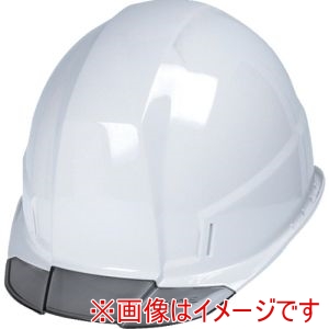 ジェントス GENTOS ジェントス GH02A-WH ヘルメット GRITAIR+ 溝有 ヘッドライト取付可能 飛来 落下物用 電気用 白