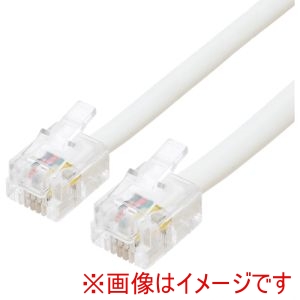 MCO MCO DC-410/WH 電話機コード 6極4芯 10m 白