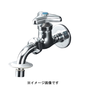 KVK KVK K34BN 吐水口回転給水栓ツバ付ノズル付