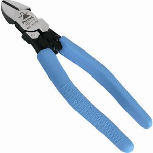 フジ矢 FUJIYA フジ矢 700-175 ハイパワーニッパ エラストマー樹脂グリップ 圧着機能付 175mm