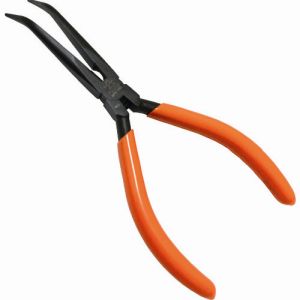 フジ矢 FUJIYA フジ矢 MP8-150 ミニテックピンセットラジオペンチ ベントタイプ バネ付 150mm