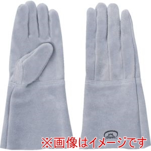 富士グローブ 富士グローブ 1120 牛床皮ガス溶断溶接用5本指手袋 NO.40B