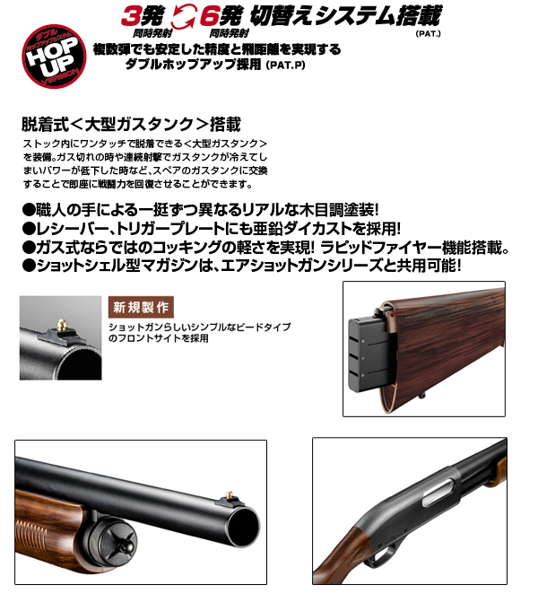 東京マルイ 東京マルイ M870 ウッドストックタイプ ガスショットガン