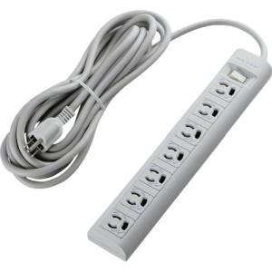 エレコム ELECOM エレコム ELECOM 7個口 OAタップ 5m ホワイト T-Y055DA