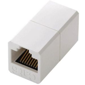 エレコム ELECOM エレコム LD-RJ45JJ6Y2 コンパクトRJ45延長コネクタ CAT6対応