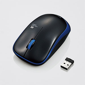 ELECOM エレコム エレコム M-IR07DRBU マウス ワイヤレス 無線 3ボタン 省電力 ブルー