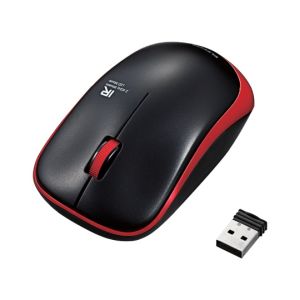 ELECOM エレコム エレコム M-IR07DRRD マウス 無線 ワイヤレス 3ボタン 省電力 レッド