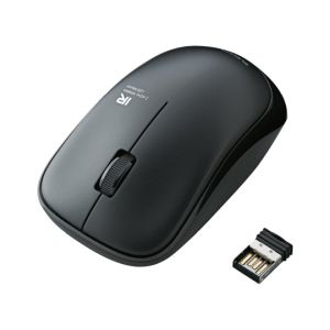ELECOM エレコム エレコム M-IR07DRSBK マウス ワイヤレス 無線 静音 3ボタン 省電力 ブラック