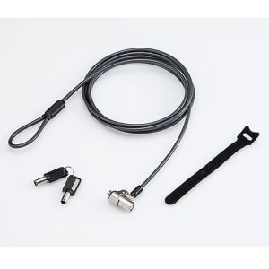 エレコム ELECOM エレコム ESL-703 セキュリティワイヤー シリンダー錠 NobleWedge3.2x4.5互換 通常キー