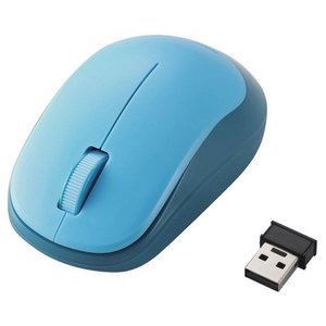 エレコム ELECOM エレコム ELECOM 3ボタンBlueLED無線マウス ブルー M-DY12DBBU