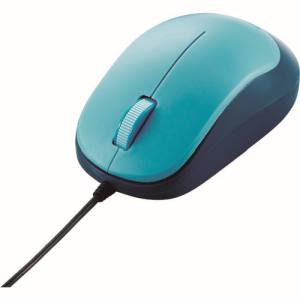 エレコム ELECOM エレコム ELECOM 3ボタンBlueLED有線マウス ブルー M-Y8UBBU