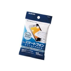 エレコム(ELECOM) スマートフォン用クリーナー/ウェットティッシュ/15枚 P-WC15P