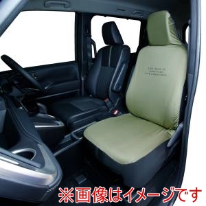 錦産業 錦産業 WN5323 防水ストレッチニット シートカバー 前席1枚 オリーブ