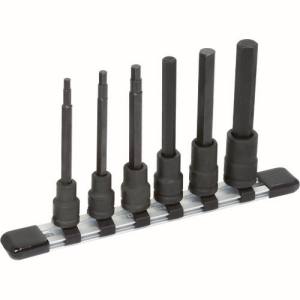 トネ TONE トネ HKH306L ロングヘキサゴンソケットセット 強力タイプホルダー付 6pcs TONE