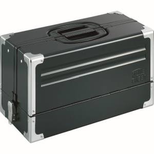 トネ TONE トネ BX331BK ツールケース メタル V形3段式 マットブラック TONE