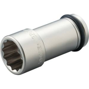 トネ TONE トネ 6NW-17L100 インパクト用ロングソケット 12角 17mm TONE