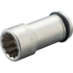 トネ TONE トネ 6NW-27L100 インパクト用ロングソケット 12角 27mm TONE